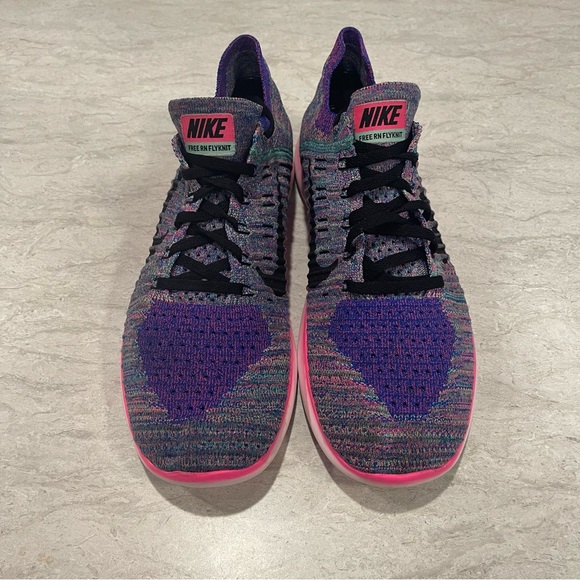 Nike Shoes - Women’s Nike Free RN Flynit size 10.5 Rainbow Multicolor